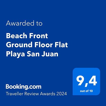 Beach Front Ground Floor Flat Playa San Juan El Campello Exteriér fotografie