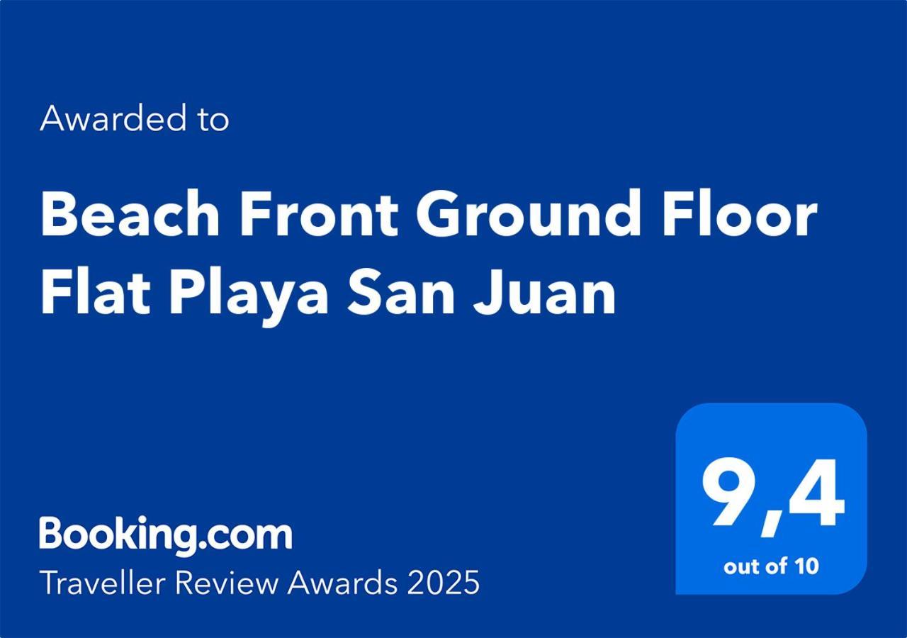 Beach Front Ground Floor Flat Playa San Juan El Campello Exteriér fotografie